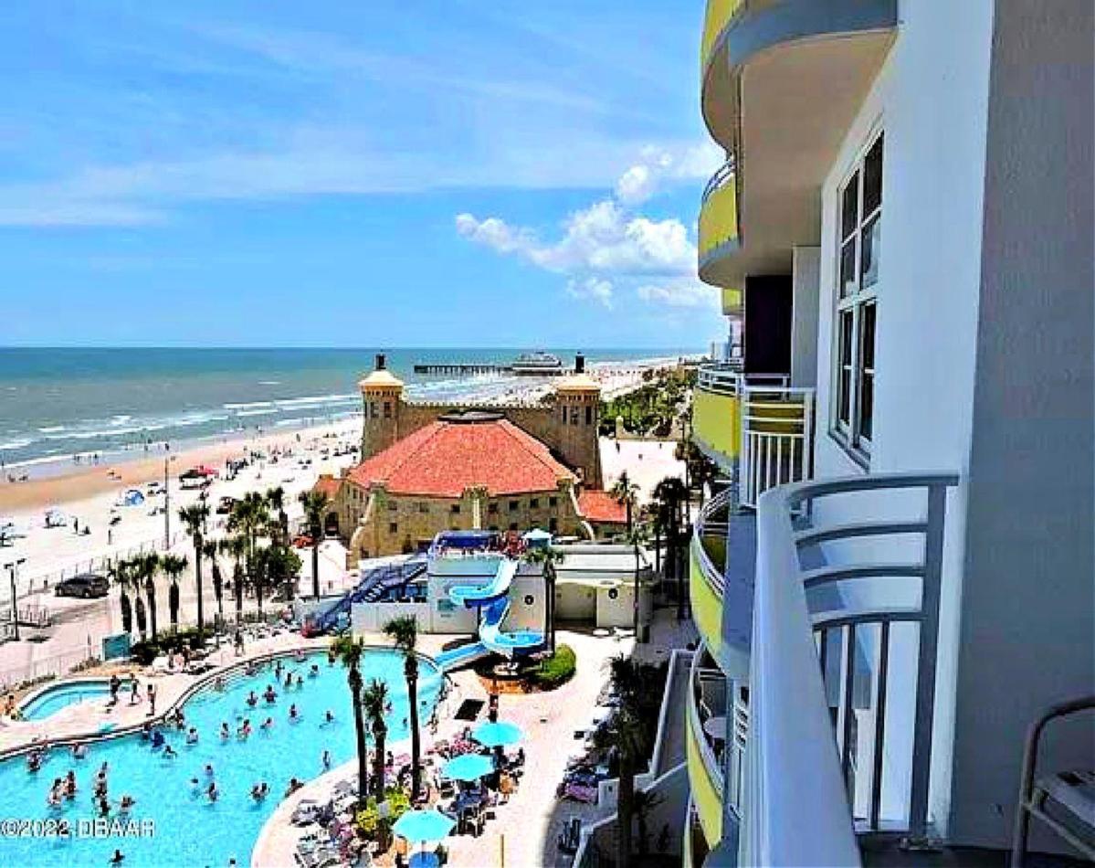 1 Bedroom Direct Oceanfront Condo Wyndham Ocean Walk Resort - Daytona Funland 703 Daytona Beach Exterior photo