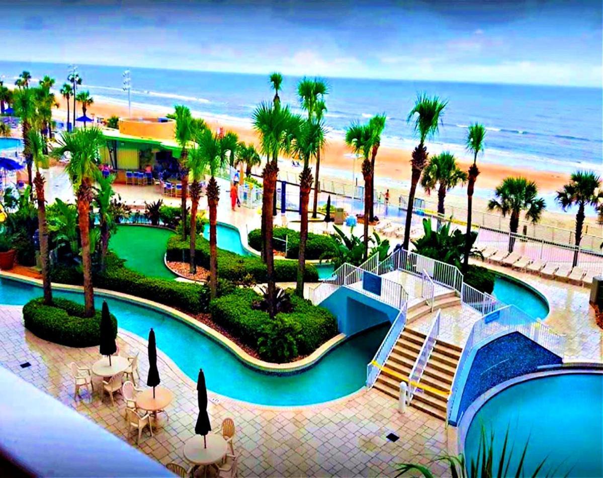 1 Bedroom Direct Oceanfront Condo Wyndham Ocean Walk Resort - Daytona Funland 703 Daytona Beach Exterior photo