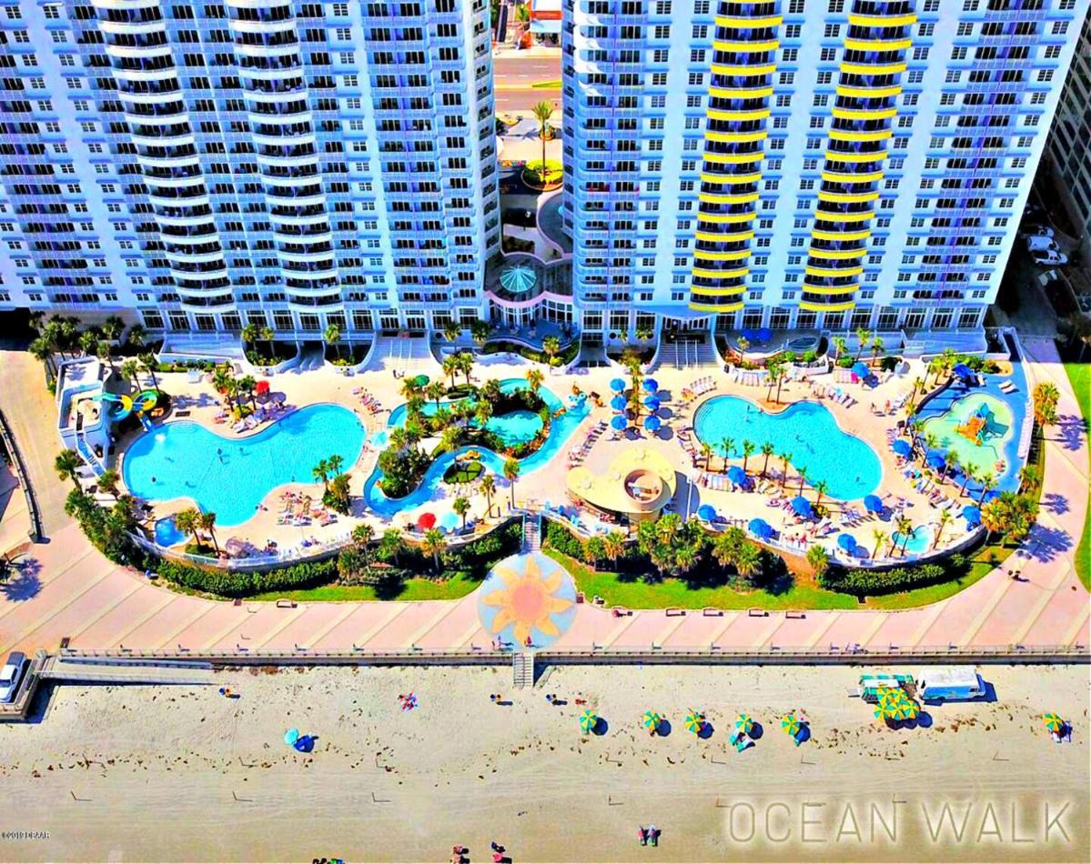 1 Bedroom Direct Oceanfront Condo Wyndham Ocean Walk Resort - Daytona Funland 703 Daytona Beach Exterior photo