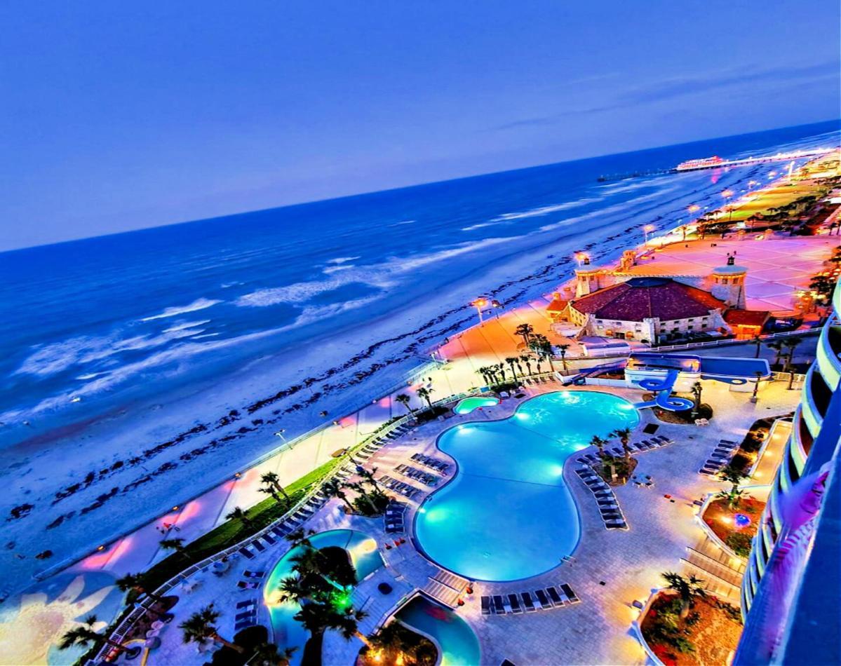 1 Bedroom Direct Oceanfront Condo Wyndham Ocean Walk Resort - Daytona Funland 703 Daytona Beach Exterior photo