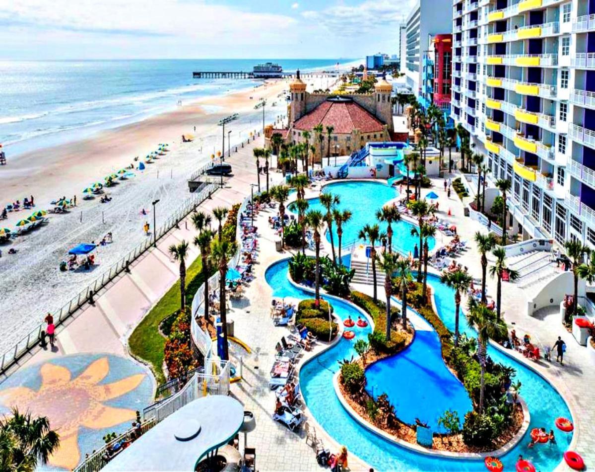 1 Bedroom Direct Oceanfront Condo Wyndham Ocean Walk Resort - Daytona Funland 703 Daytona Beach Exterior photo