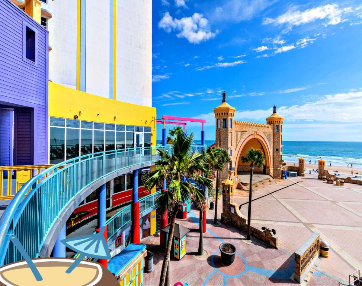 1 Bedroom Direct Oceanfront Condo Wyndham Ocean Walk Resort - Daytona Funland 703 Daytona Beach Exterior photo